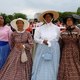 Female Re-Enactors of Distinction at a National Memorial Day Parade in D.C. (Pat Tyson)